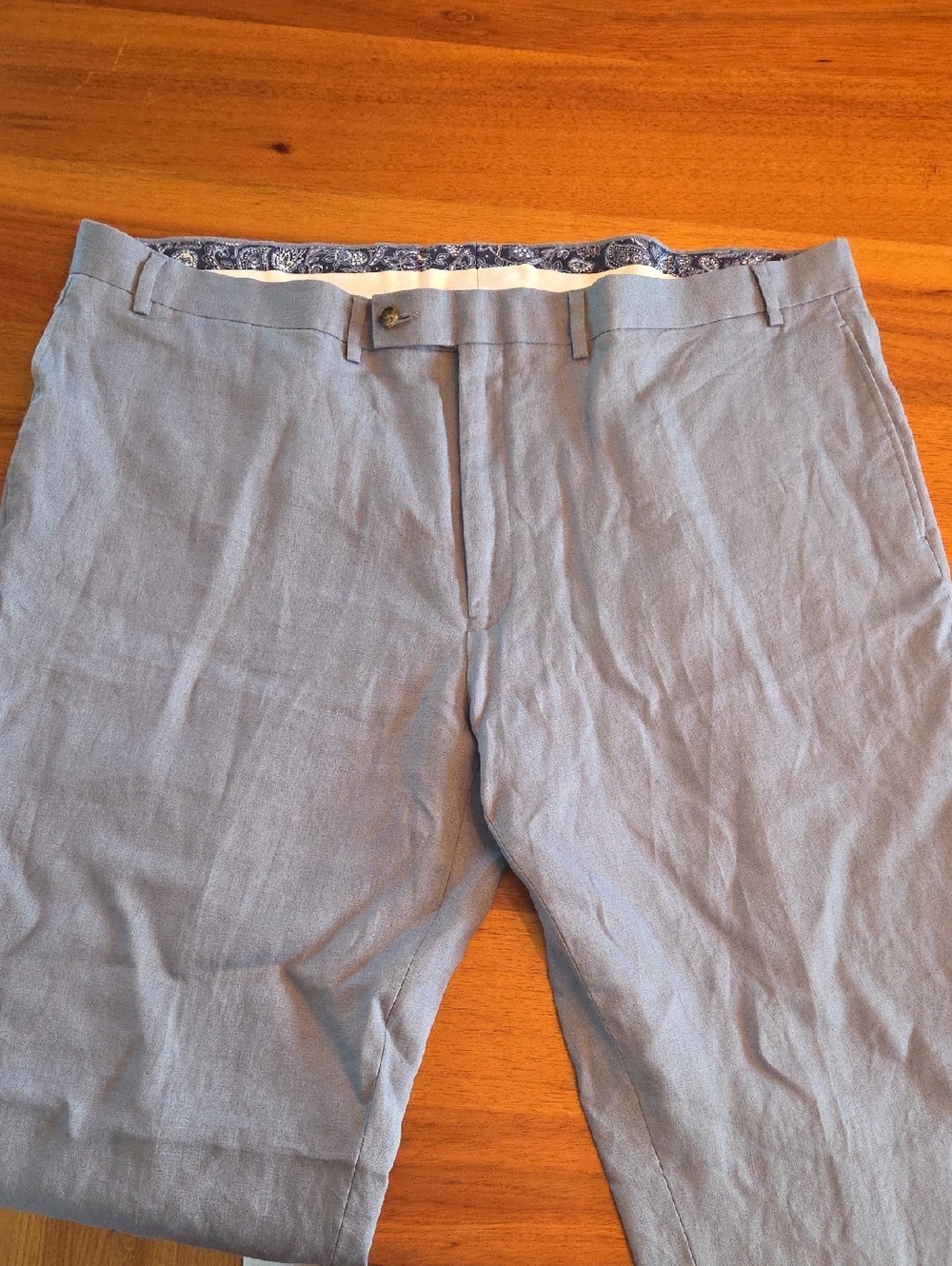 Ralph Lauren Light Blue Linen Pants